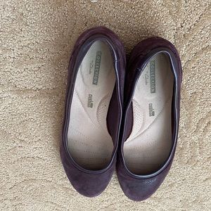 Clarke purple flats